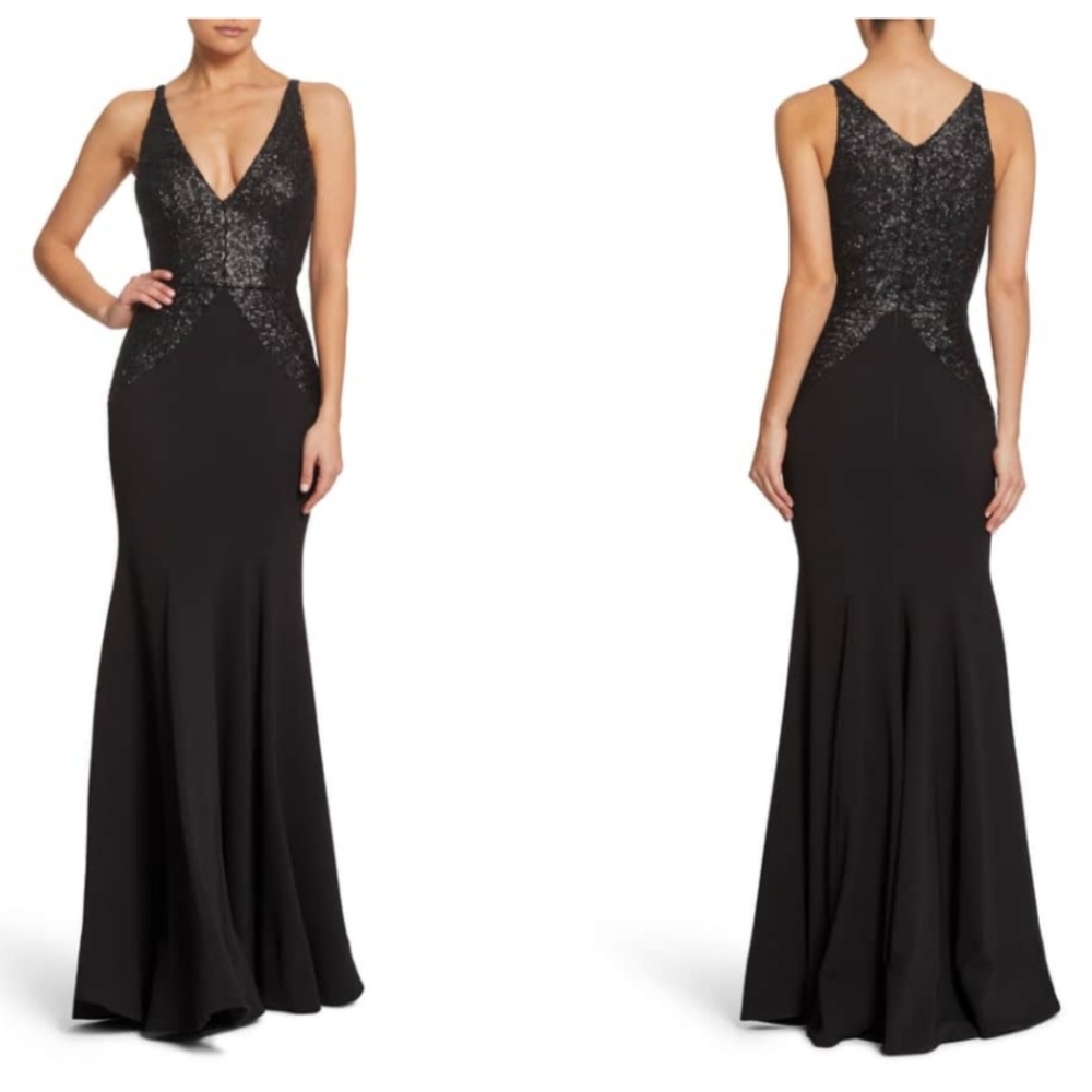 NWOT Dress The Population Marlene Sequin Gown